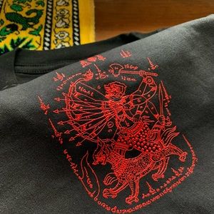 Muay Thai Sak Yant Hanuman Bow & Axe t-shirt